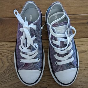 Converse Chuck Taylor All Star in Metallic Purple